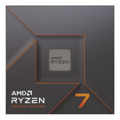 AMD RYZEN 7 7700X - Boite - 8-Core 16-Threads - Socket AM5 - Game Cache 40 Mo - 5 nm - AMD Radeon Graphics