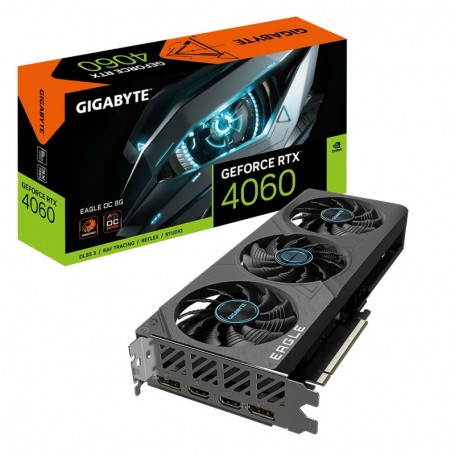 GIGABYTE N4060EAGLE OC-8GD - Nvidia GeForce - RTX4060 - 2505MHz - 8Go GDDR6 - 2x HDMI - 2x DisplayPort