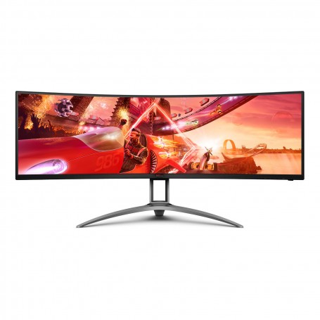 AOC 49" LED - AGON AG493QCX - 3840x1080 - 1ms - 32/9 - Dalle VA incurvée - HDR400 - 144Hz - HDMI&DP