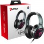 Casque Gamer filaire MSI Immerse GH50 RGB (Noir) - 7.1 - USB - Câble 2.2m - Télécommande - RGB