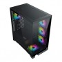 Boitier Moyen Tour ATX - Xigmatek Endorphin Ultra - 5X 120mm RGB - Panneaux vitrés - (Noir)