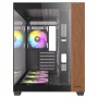 ANTEC CX800 Wood ARGB_B - Moyen Tour - ATX - MATX - 4X ventilateurs ARGB 120mm - Verre trempé