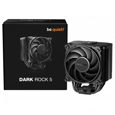 BE QUIET Dark Rock 5 - Ventilateur SilentWings 4 - 120mm - Socket 1700 / AM4 / AM5