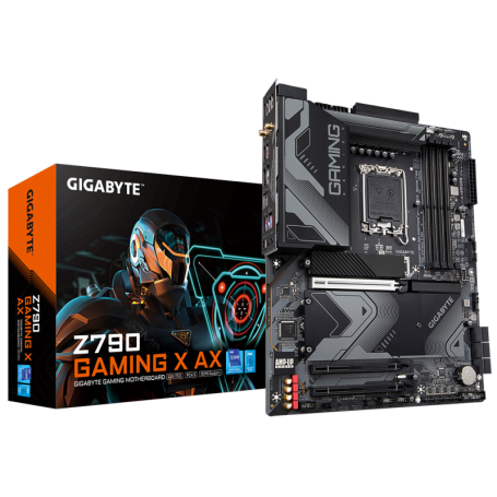 GIGABYTE Z790 GAMING X AX - Carte mère ATX Socket 1700 Intel Z790 Express - 4x DDR5 - WIFI6E